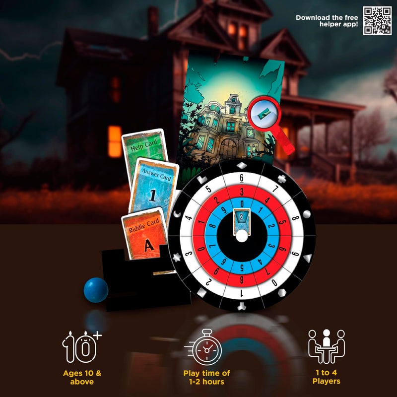 Thames & Kosmos The House of Riddles | Exit: The Game - A Kosmos Game from Thames & Kosmos | Family-Friendly, Card-Based At-Home Escape Room Experience for 1 To 4 Players, Ages 10+, Multi-colored - Image 2